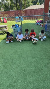 Outdoor play at Learning Tree Educational Center